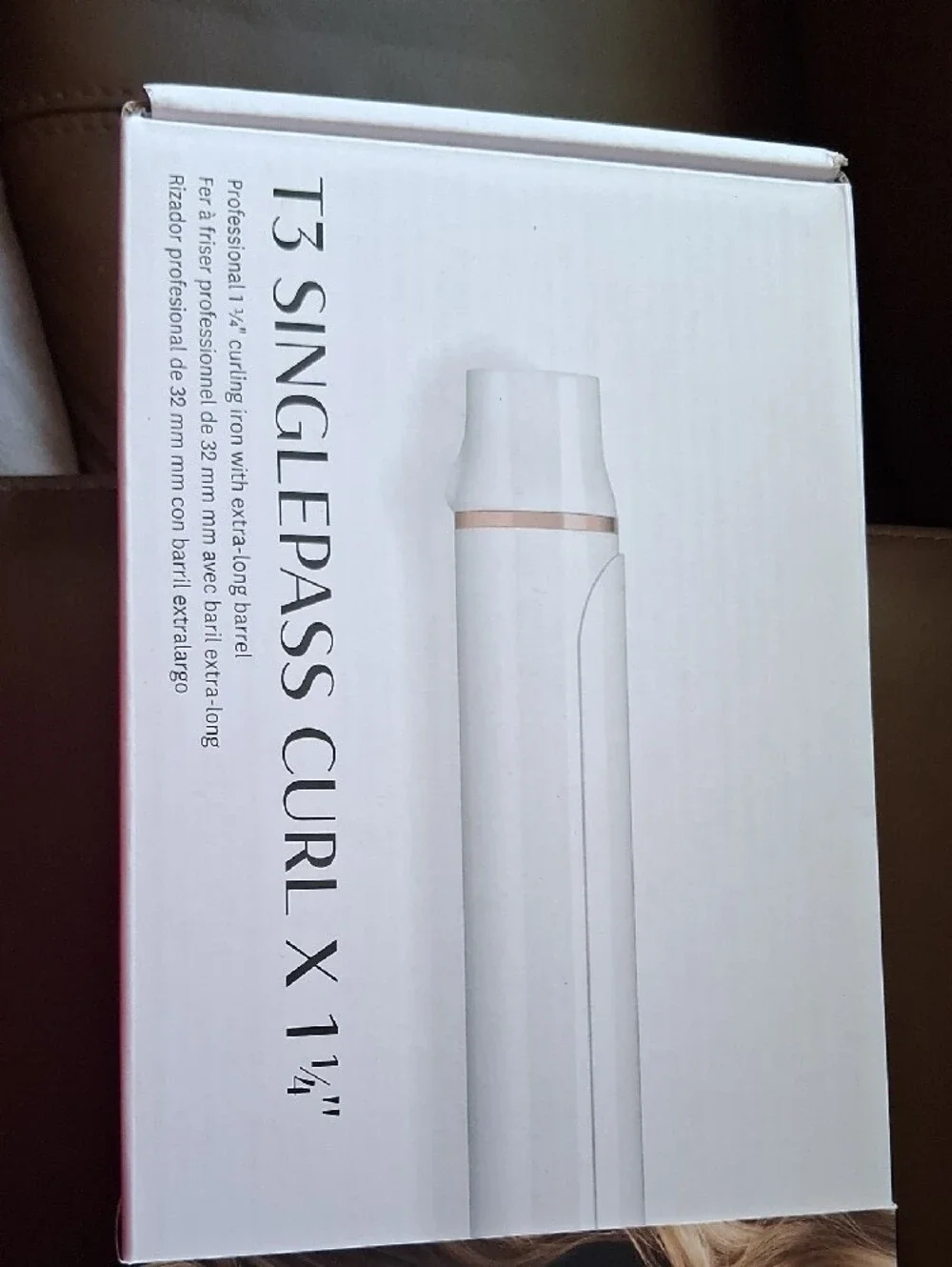 T3 White and Rose Gold SinglePass Curl X 1.25